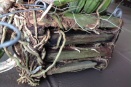 Sediment Grains on Wooden Basket